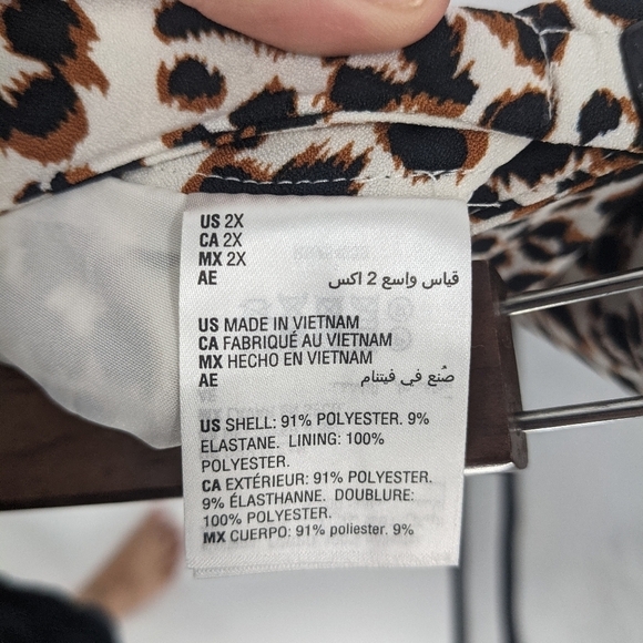 NWT BAR III Leopard Pencil Skirt - Picture 6 of 6